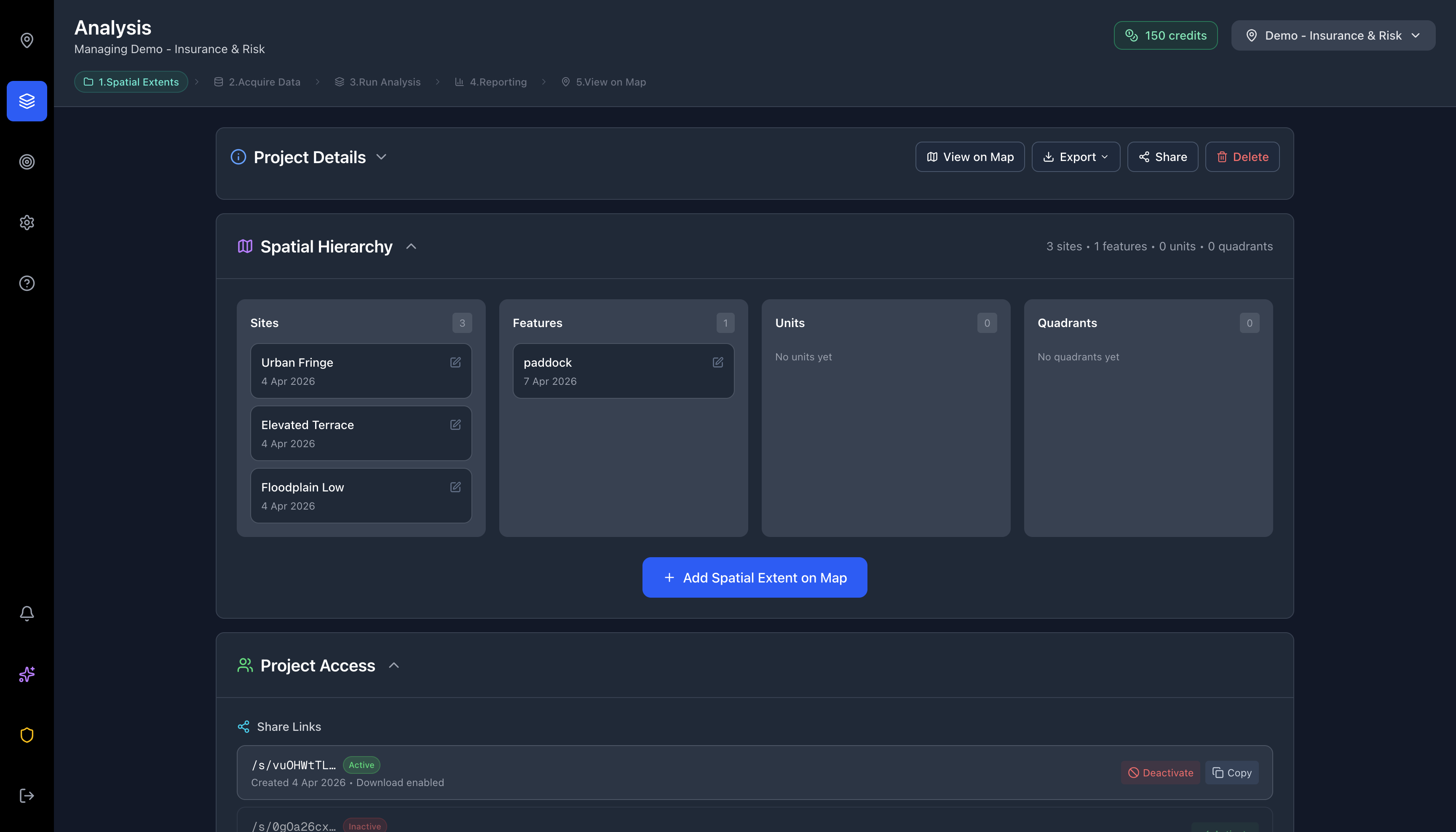 Upload, organise, and share spatial boundaries